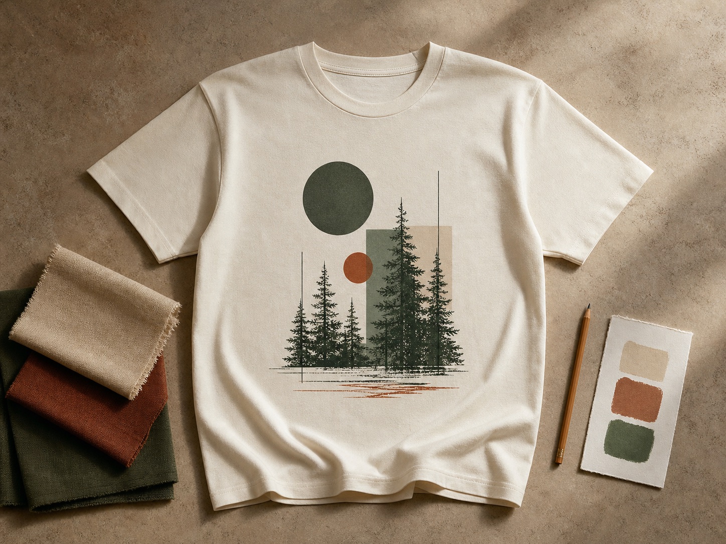 Etsy flat lay mockup example